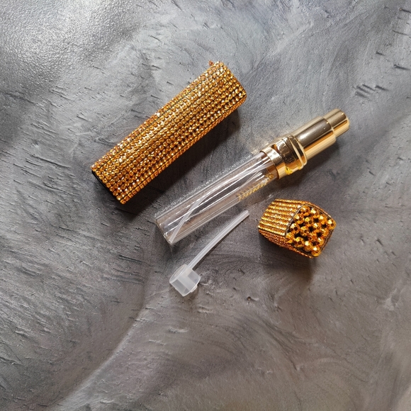 Gold Rhinestone Atomizer 12ML - Picture 3 of 10